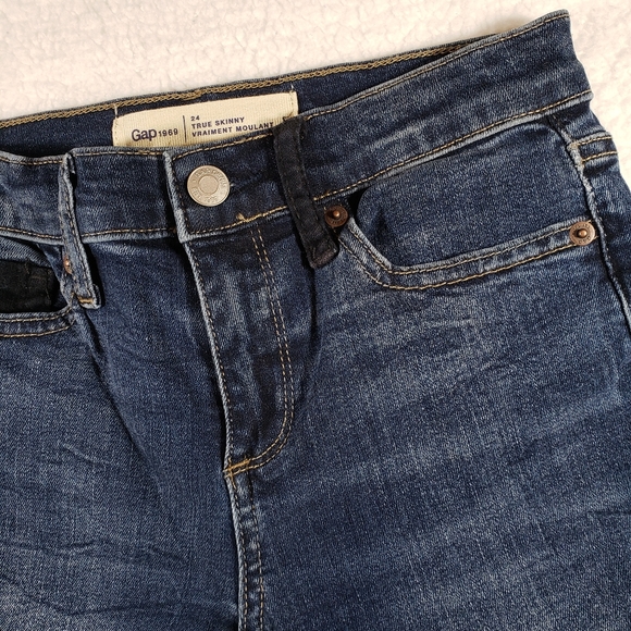 Gap1969 Women's Midwash True Skinny Jeans sz 24